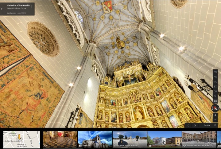 catedral, palencia, google street view, street view, palencia, catedral, google,