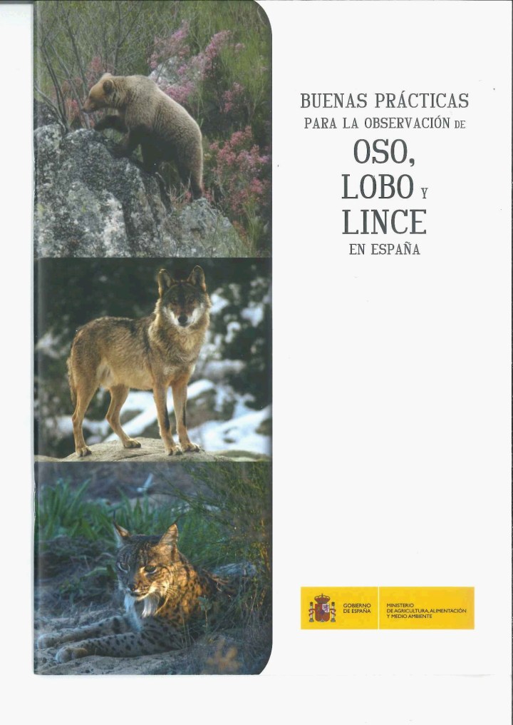 “Buenas prácticas para la observación del oso, lobo y lince en&nbsp;España”