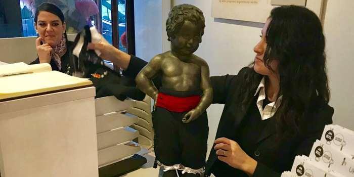 El traje de segoviano se encuentra ya expuesto en el Museo del Manneken&nbsp;Pis