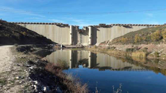 El hormigonado del embalse de Castrovido alcanza el 98 por ciento y podrá comenzar su llenado a partir del&nbsp;otoño