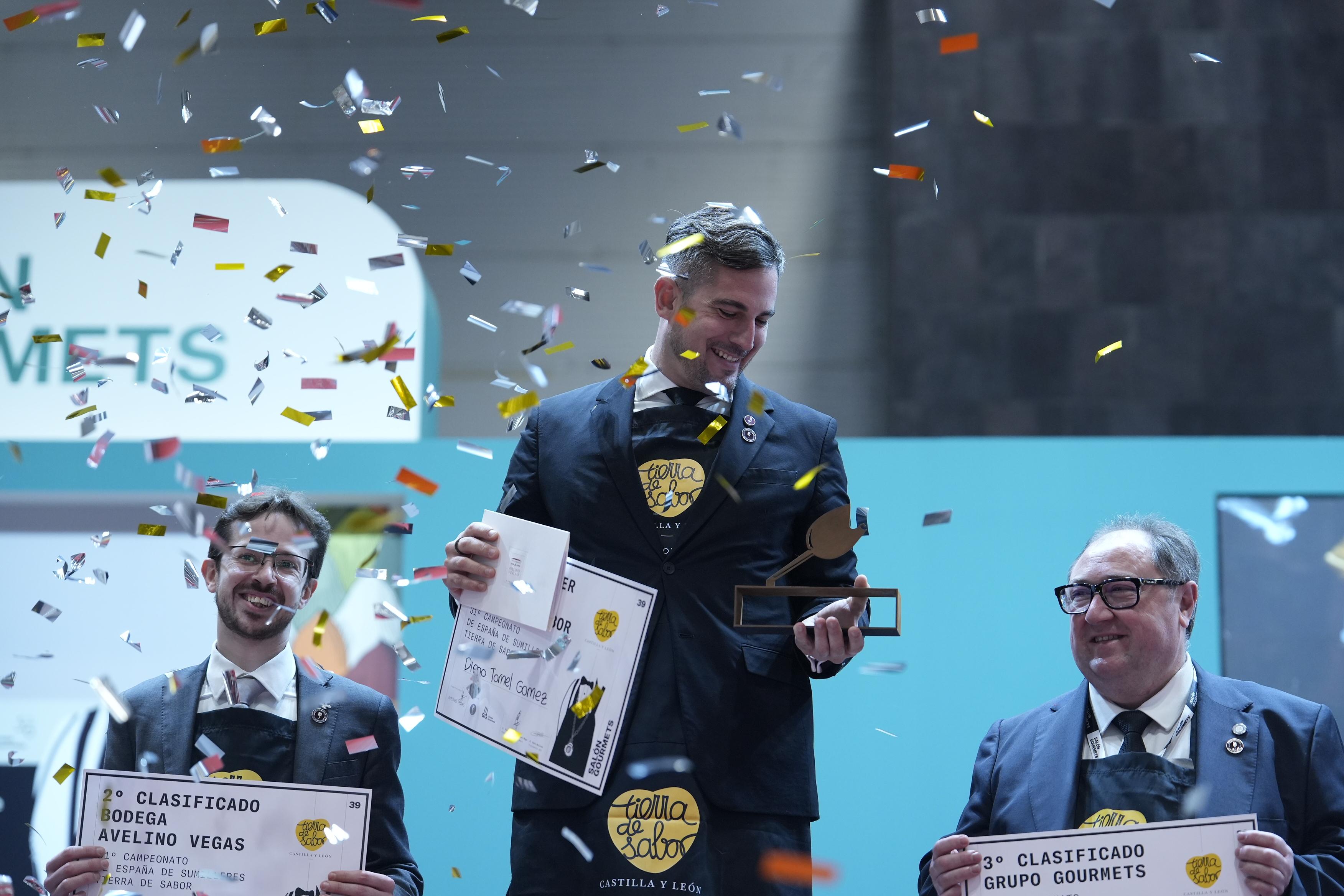Mejor Sumiller de España 2026, Diego Tornel, Campeonato Nacional Tierra de Sabor, UAES, Salón Gourmets 2026, Bevir by Lopesan, sumillería española, Campeonato Mundial Sumilleres ASI, Tierra de Sabor Castilla y León, vinos Castilla y León