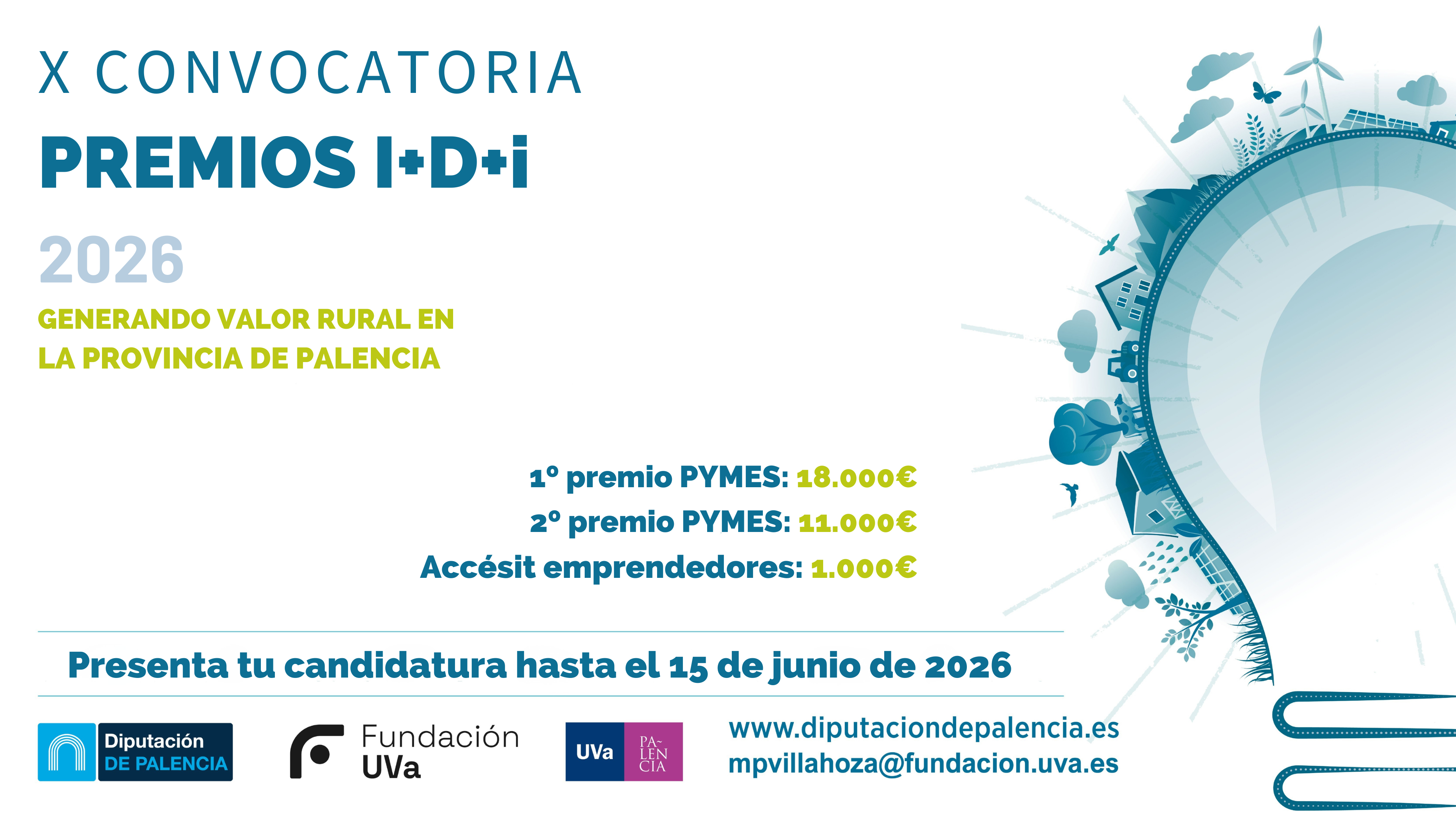 Palencia abre una nueva edición de los Premios Generando Valor Rural con 30.000 euros para innovación